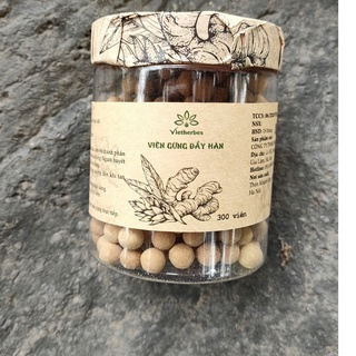 Viên gừng đẩy hàn Vietherbes 150 viên - Phòng cảm lạnh, đẩy hàn
