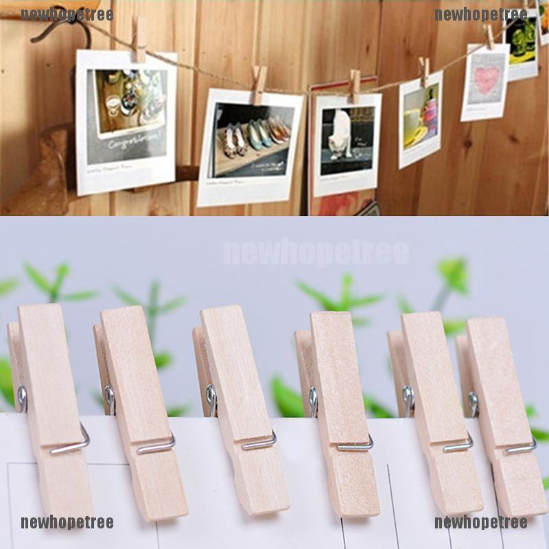 Kẹp gỗ treo ảnh/quần áo kích thước 50*25mm