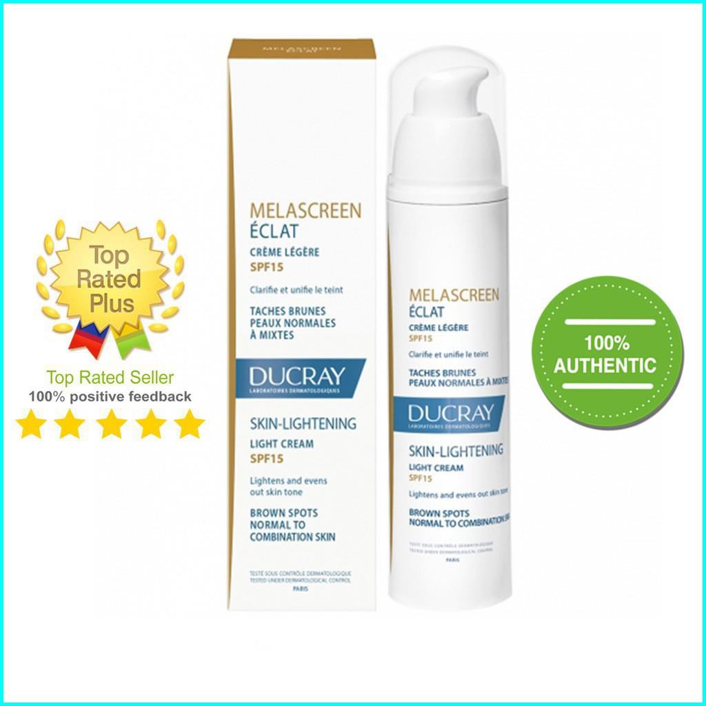 Ducray Melascreen Éclat Crème Légère Spf15 - Kem Dưỡng Làm Sáng, Đều Màu Da, Có Chống Nắng 40ml