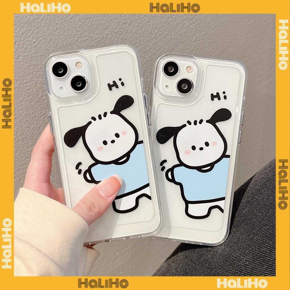 iPhone Case Silicone Soft Case Clear Case Thickened Shockproof Protection Camera Metal Button Cartoon Cute Compatible For iPhone 11 Pro Max 13 Pro Max 12 Pro Max 7Plus xr XS Max