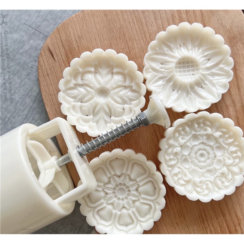 Khuôn bánh trung thu lò xo 150G nhiều mẫu