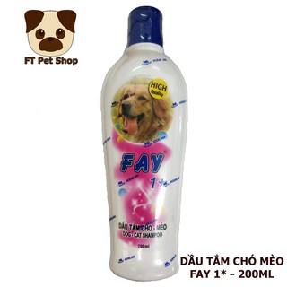 Sữa Tắm Trị Ký Sinh Trùng, Thơm Lâu, Mượt Lông, Sữa Tắm Cho Thú Cưng - Fay 1 Sao