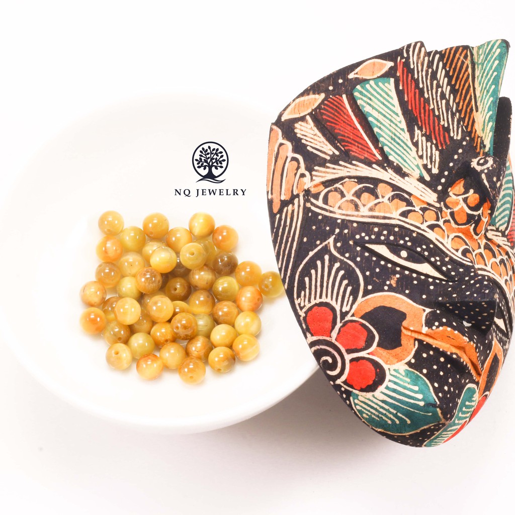 [Hạt lẻ] Hạt lẻ phong thủy xỏ vòng thủ công, handmade, DIY MH vàng tâm