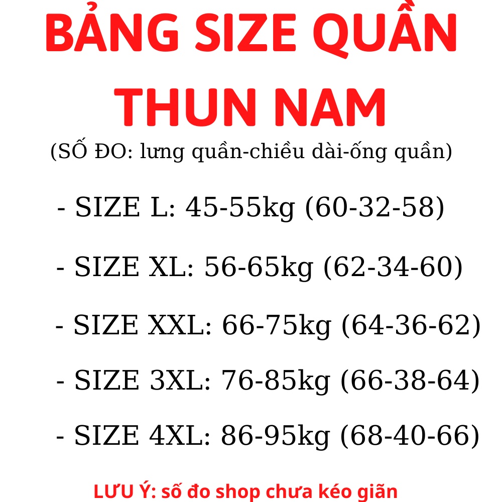 Quần đùi nam ngắn mặc ngủ, quần cụt thun cotton có giãn bigssize 95kg - THUNNAM1927