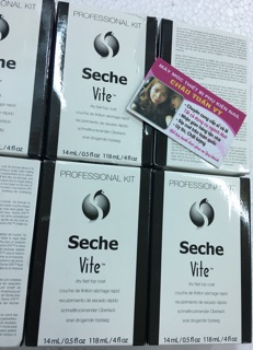 Sơn bóng seche nhanh khô  (1 bo gom chai118ml +14ml )