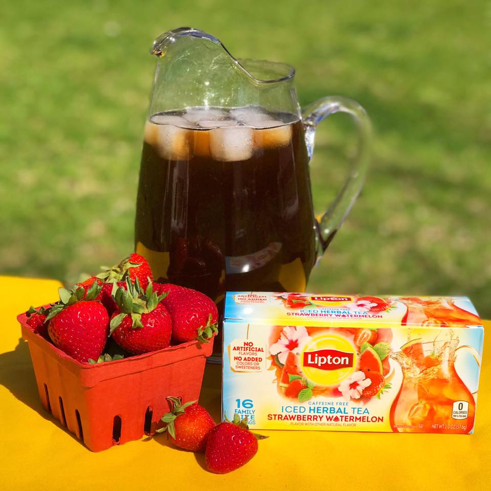 Trà Lipton uống lạnh vị trái cây , túi lọc family size pha bình lớn