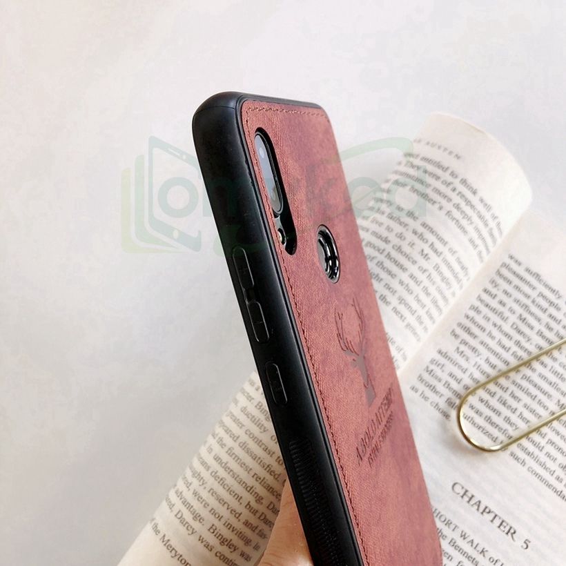 RC| Ốp điện thoại bọc vải in hình hươu cho Realme C15 C12 C11 C1 C2 C3 5i 6i Q X Xt 5 U1 2 Pro K3 K5