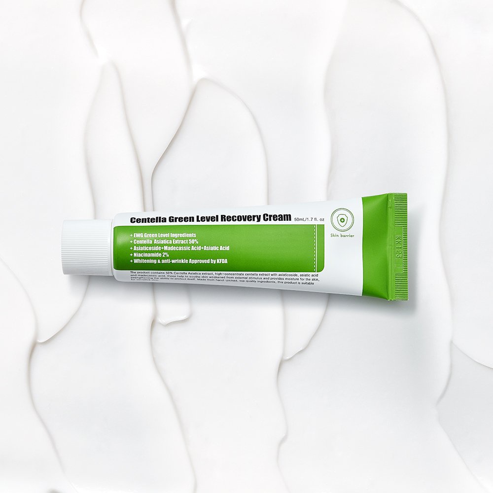 Kem dưỡng rau má phục hồi PURITO Centella Green Level Recovery Cream 50ml