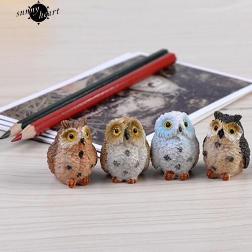 Cú trang trí nhà búp bê