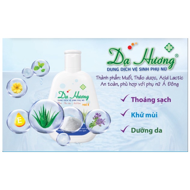 [SHIP NHANH 1H - HCM] Dung dịch vệ sinh phụ nữ Dạ hương xanh Lô Hội 100ML