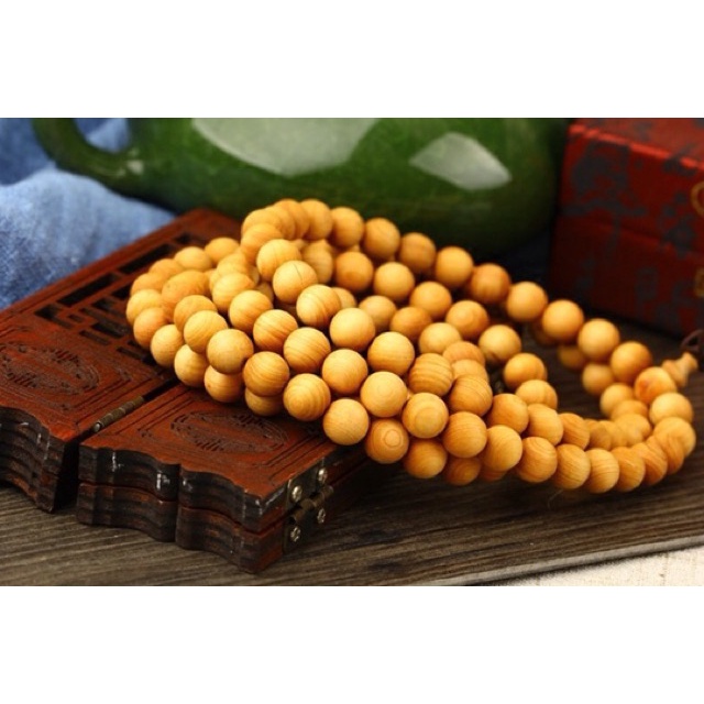[GIÁ BUÔN] Hạt gỗ tùng bách làm vòng tay, đồ handmade DIY - Hàng loại 1 siêu đẹp PH736
