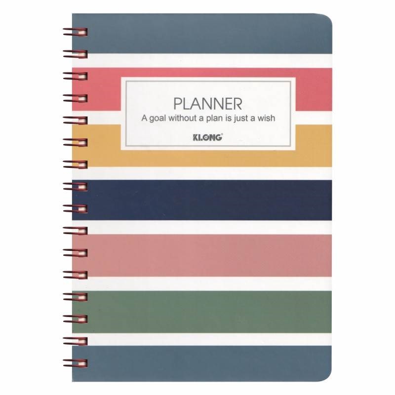 Sổ kế hoạch (Planner) lò xo kép A5 72,4g/m2; MS945