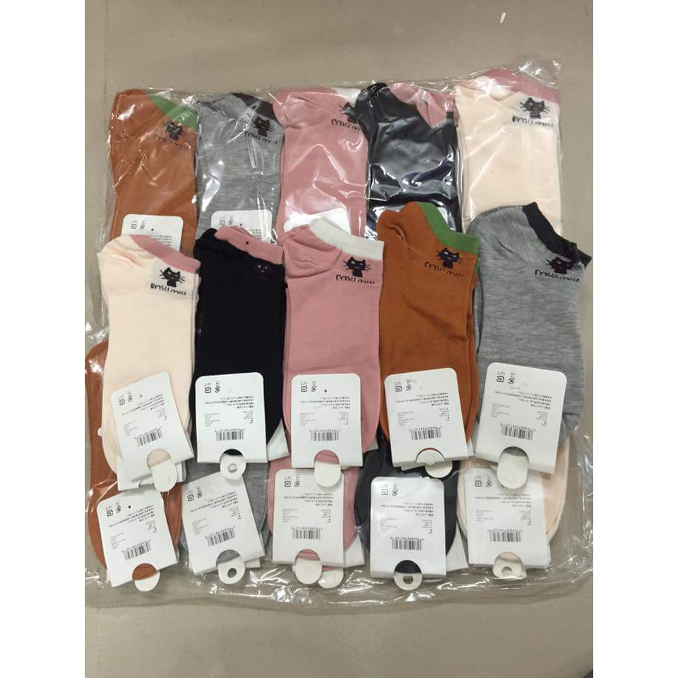Set 5 đôi vớ tất nữ
