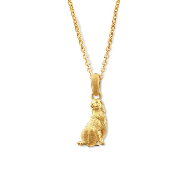 PRIMA Mặt Dây Chuyền Vàng 24K - Tuổi Tuất May Mắn - 111P0565