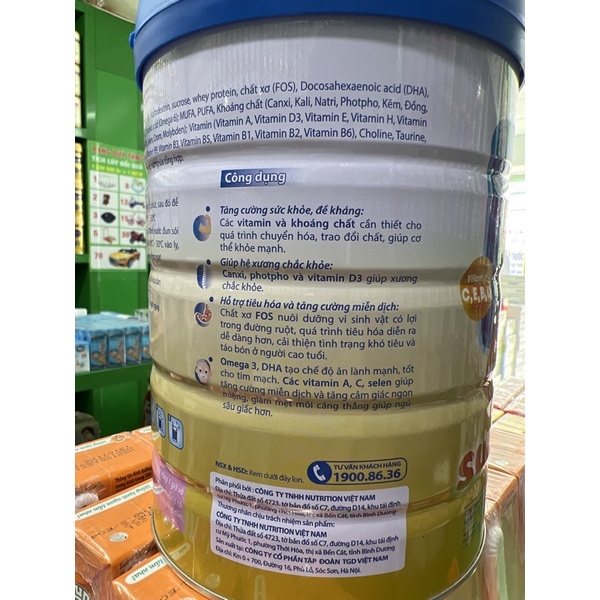 Sữa bột Milky AuZ Sure 850g dinh dưỡng dành cho người phục hồi thể trạng, tăng cân