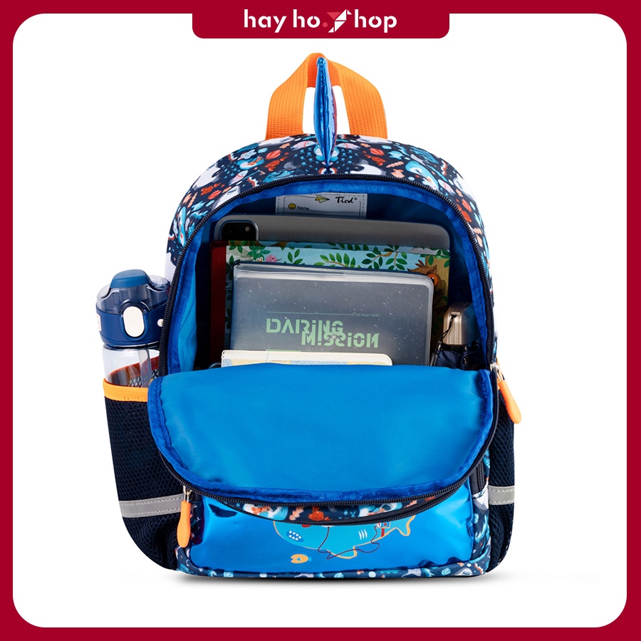 Balo mẫu giáo lớp 1 hình thú đại dương siêu nhẹ cao cấp thời trang cho bé