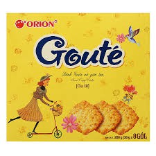 Bánh Goute mè giòn Orion (8 gói x 36g)