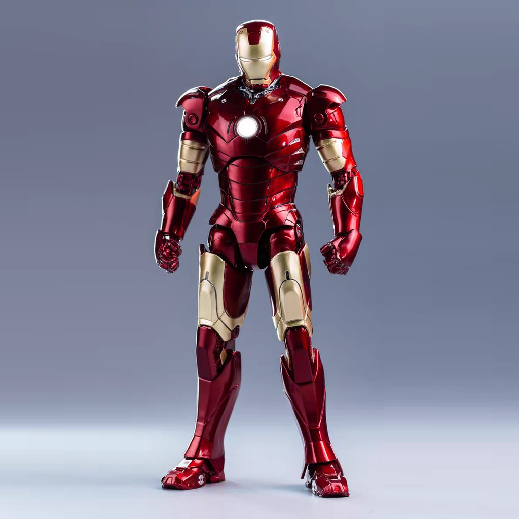 ✇☜❣Mô hình ZD Toys Iron Man Mark II, III Scale 1/10 (phiên bản có đèn led)
