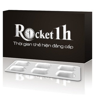 Rocket 1h Sao Thái Dương hộp 1 vỉ 6 viên Bao cao su, bcs