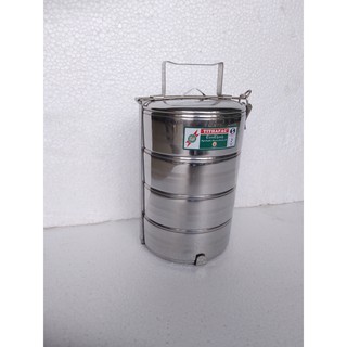 CẶP LỒNG CÀ MƠN - Cà men INOX 4 NGĂN CMS16-4I