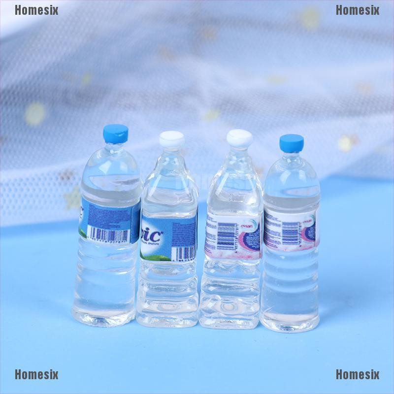 [HoMSI] 10pcs Mini Mineral Water Bottle 1:12 Dollhouse Miniature Accessory Drinking Toy SUU