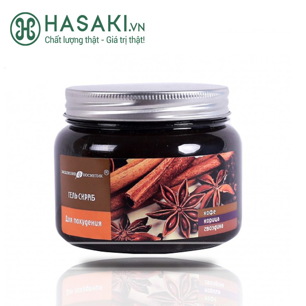 Tẩy Da Chết Toàn Thân Eksklyuziv Kosmetik Chiết Xuất Quế Hồi Và Café Gel Scrub Coffee Cinanmon Cloves 380g - Hasaki