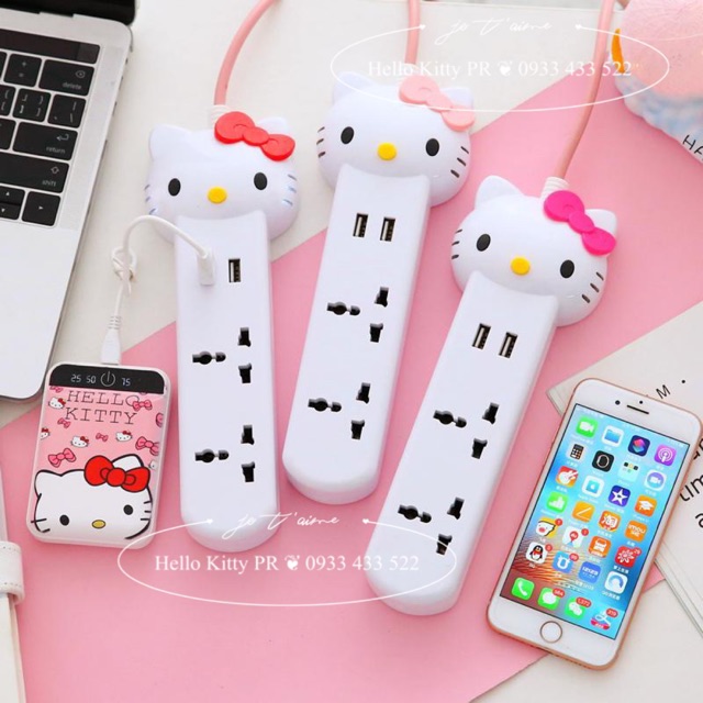 Ổ CẮM ĐIỆN 3D HELLO KITTY