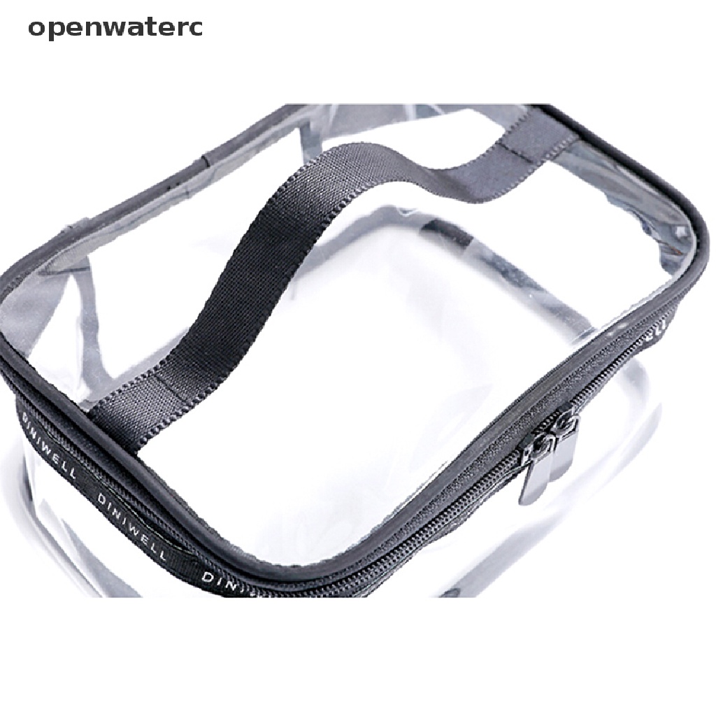 Túi Nhựa PVC Trong Suốt Đựng Đồ Trang Điểm / Mỹ Phẩm Tiện Dụng Khi Đi Du Lịch