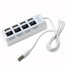 Hub usb 4 cổng có công tắc ON/OFF cho PC Laptop