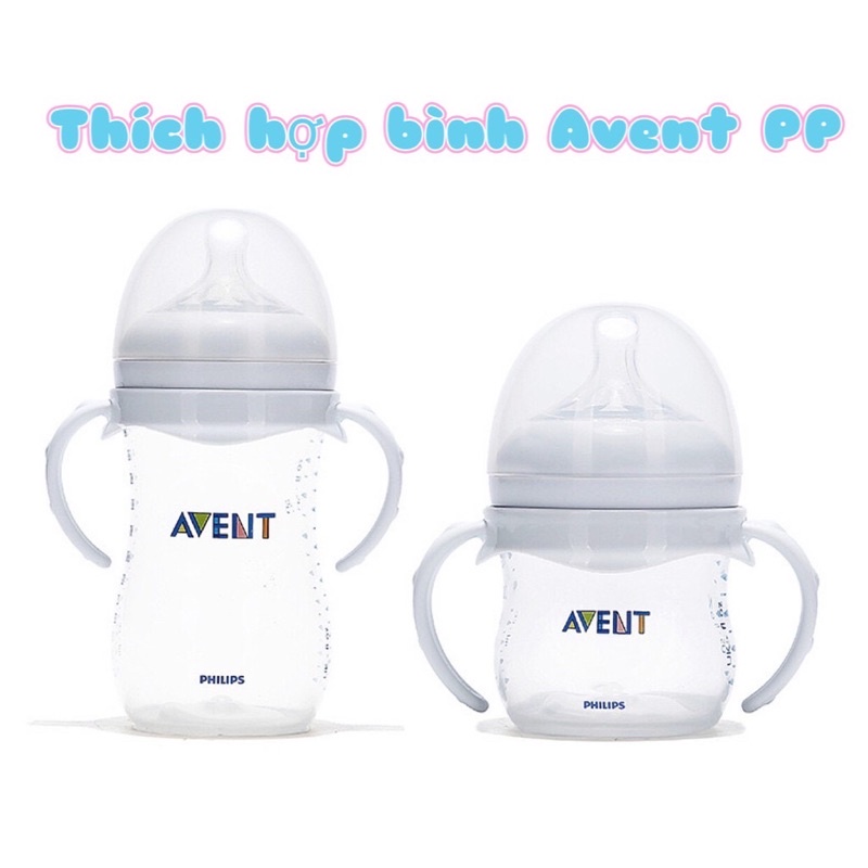 Tay Cầm Bình Sữa Avent Natural Cổ Rộng
