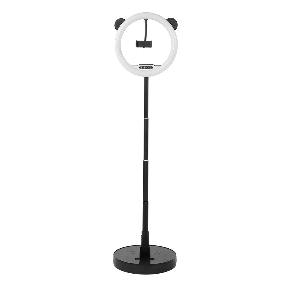 Đèn Led Live Stream 26cm,Trang Điểm, Gấp Gọn, Thu Nhỏ 3 Chế Độ Sáng, Chỉnh Cao Thấp, Có Giá Đỡ Điện Thoại