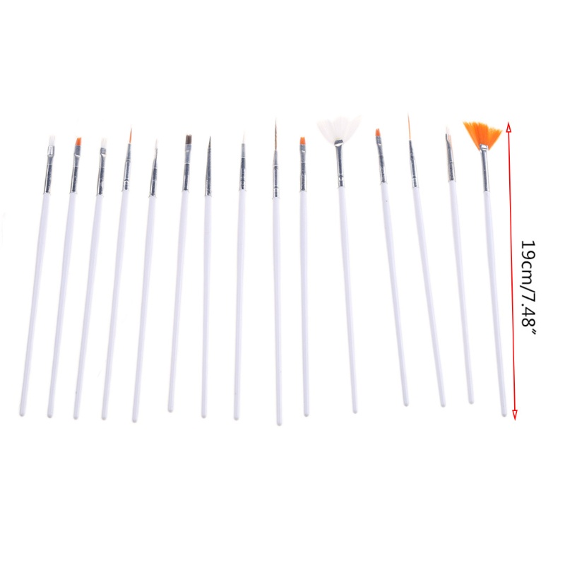 1 15 Cọ Vẽ Trang Trí Bánh Kem Kích Thước Nhỏ Gọn Bền Bỉ Dùng Làm Quà Tặng