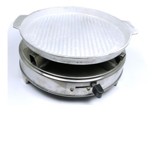 Combo bếp cồn inox - chảo nướng gang