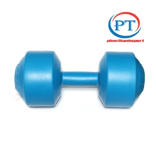 Bộ 2 tạ tay nhựa 6kg PT SPORT (2 cục tạ 6kg tổng 12kg)