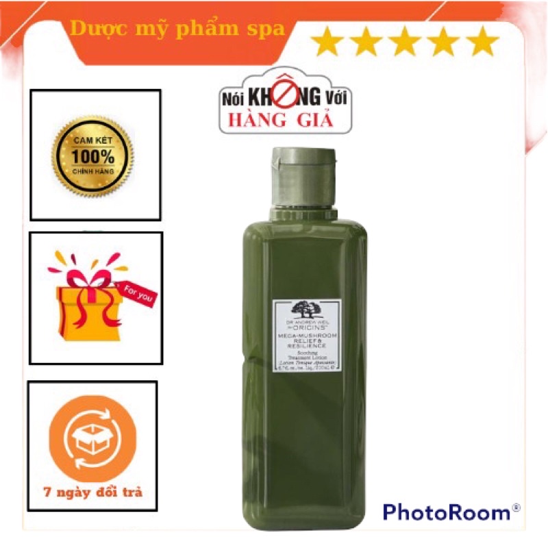 Toner nấm MEGA-Mushroom skin relief soothing treatment lotion cho da nhạy cảm,làm dịu da,cấp ẩm cho da