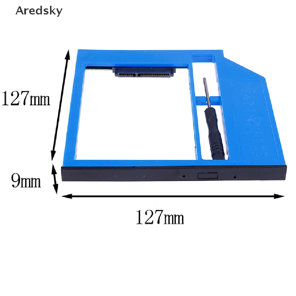 Khay Đựng Ổ Đĩa CD DVD SATA 3.0 SATA 2nd HDD Bằng Nhựa Cho Laptop 9.0mm