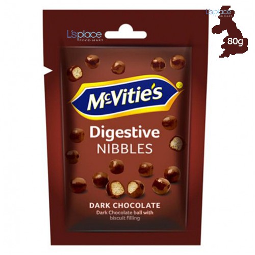 Bánh qui socola đen McVitie’s Digestive Nibbles 80g