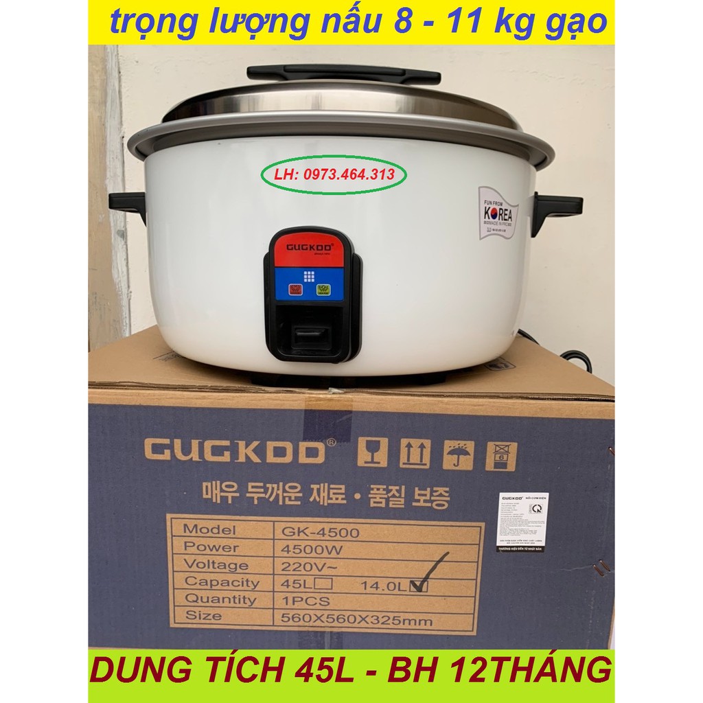 NỒI CƠM ĐIỆN CÔNG NGHIỆP NHẬP KHẨU CUCKOO 45L