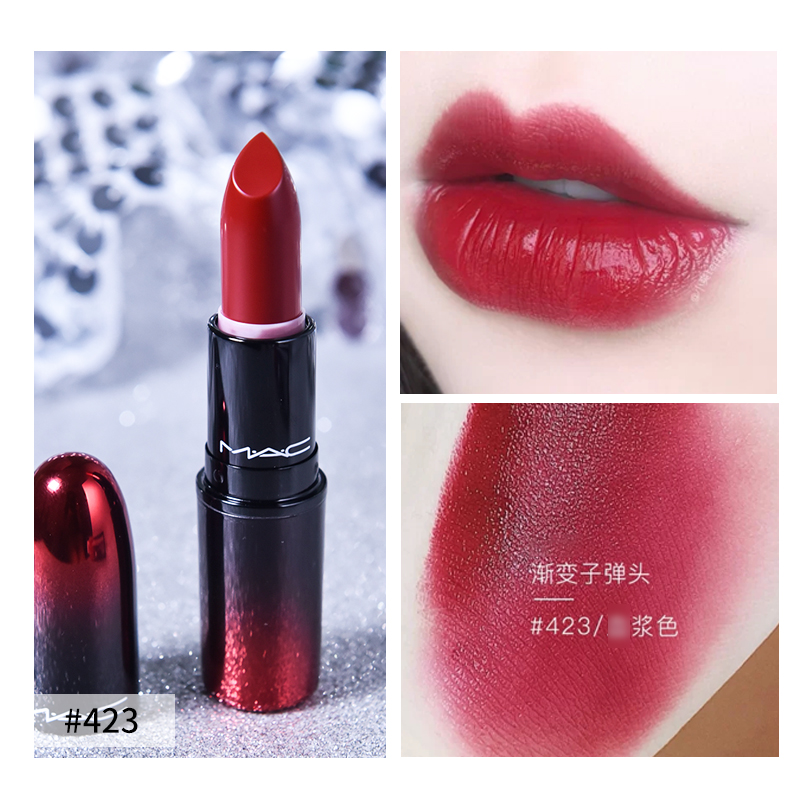 (Hàng Mới Về) Son Môi Mac2019 Thiết Kế Vỏ Hình Viên Đạn Màu Gradient 423 #