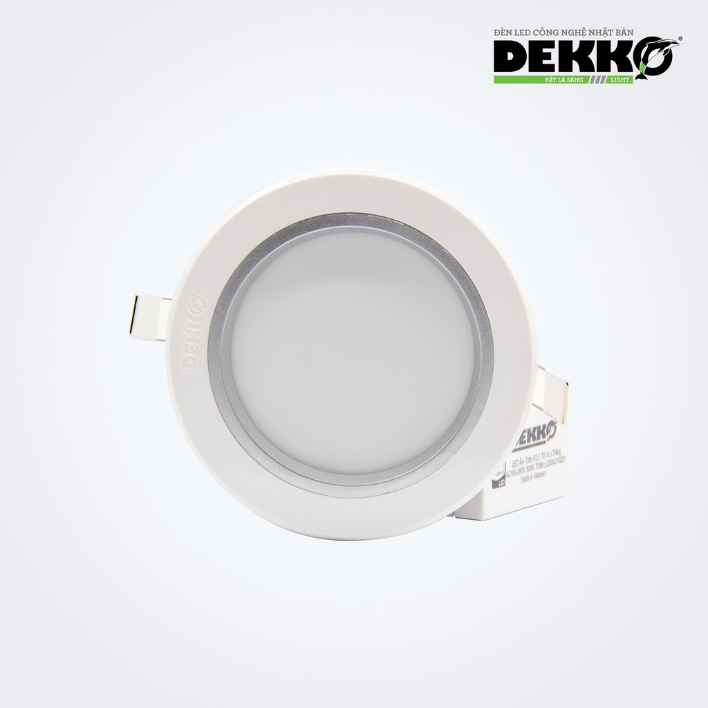 Đèn LED âm trần 2182 Dekko đổi màu siêu tiết kiệm điện bảo hành 2 năm