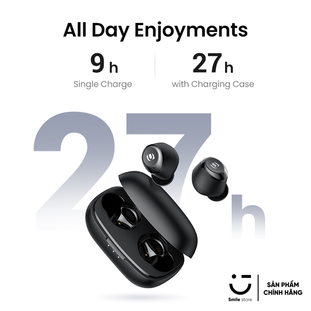 Tai Nghe Bluetooth Không Dây UGREEN WS102 TWS Chip Qualcomm Âm Thanh HIFI Mic Đàm Thoại Rõ Ràng Nút Cảm Ứng