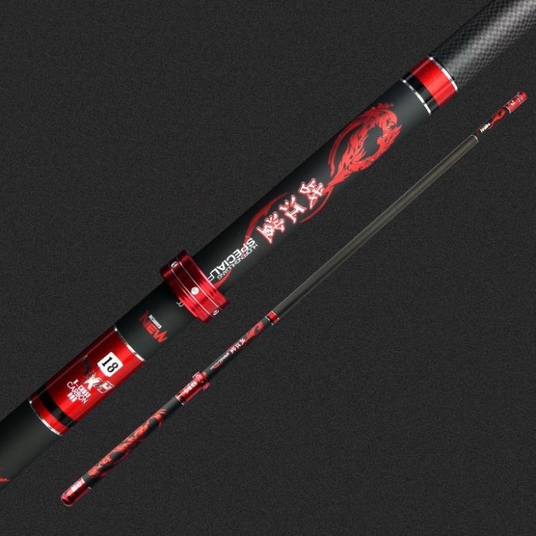 Cần câu tay dài 6m3 - 6H hàng loại 1 xích long cần tải 10kg y hình siêu đệp siêu bền