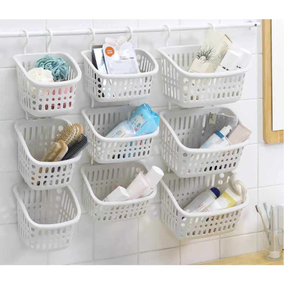 Giỏ Đựng Đồ Dùng Nhà Tắm Có Móc TreoĐựng Đồ Tiện Dụng Giỏ Treo Đa Năng Giadungcici