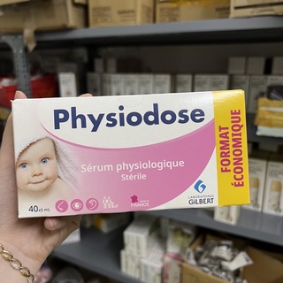 Nước muối sinh lý Physiodose Pháp hồng - 40 ống