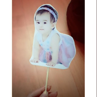 Hình chibi cắm bánh sinh nhật
