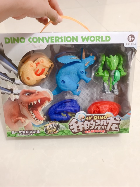 BỘ 5 CON KHỦNG LONG BIẾN HÌNH