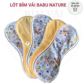 Lót Bỉm vải Babu Nature thấm hút hiệu quả SIZE M,L