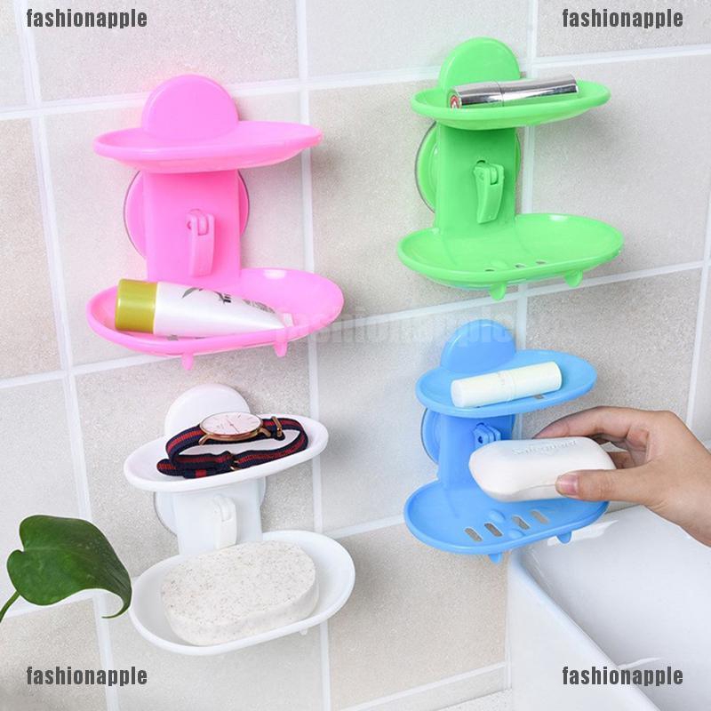 Giá để xà phòng hai tầng treo nhà tắm