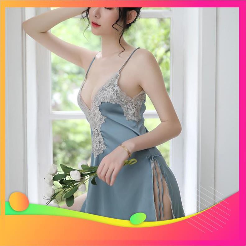 [ COSPLAY SEXY KATA - HÀNG CAO CẤP ]  Váy ngủ sexy gợi cảm xẻ eo MS5126