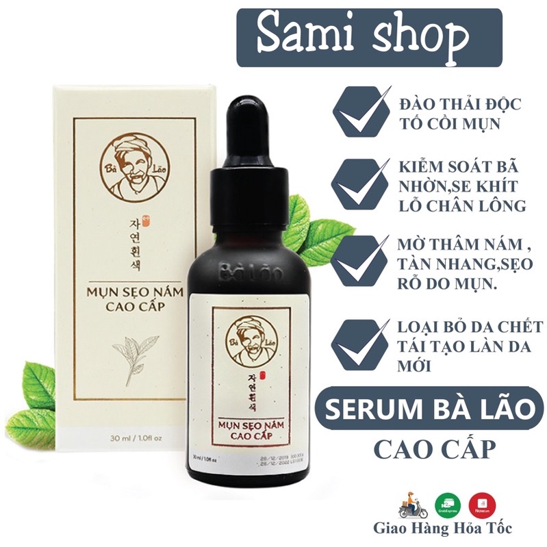 SERUM GIẢM MỤN BÀ LÃO - Tái Tạo Cao Cấp mẫu mới